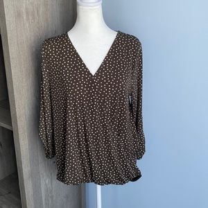 NWT Beacon Julia Surplice Knit Top from Stitch Fix. Size L.